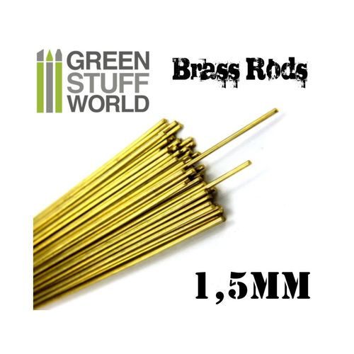 VARILLAS LATON 1,5MM 5UDS GREEN STUFF WORLD