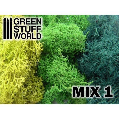 MUSGO 3 VERDES MODELISMO GREEN STUFF WORLD