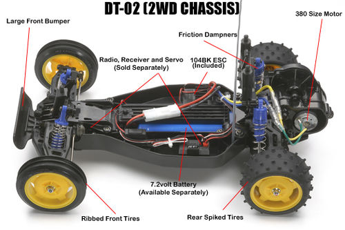 HOLIDAY BUGGY 2WD DT-02 1/10 TAMIYA