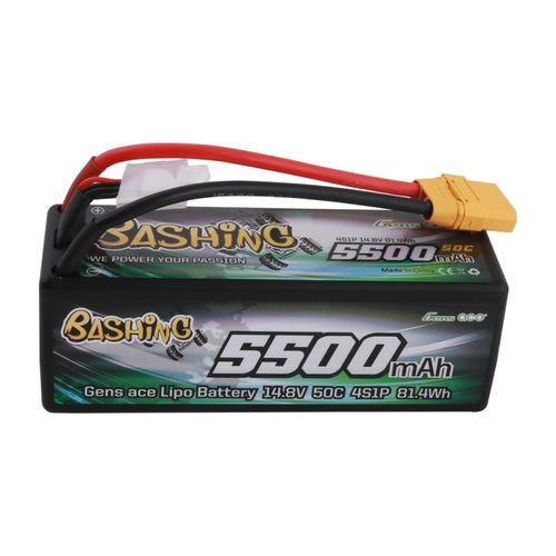 LIPO 5500MAH 4S 50C 14.8V HC BASHING SERIES GENSACE