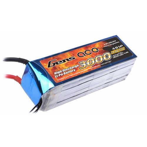 LIPO 3000MAH 4S 35C 14.8V GENSACE