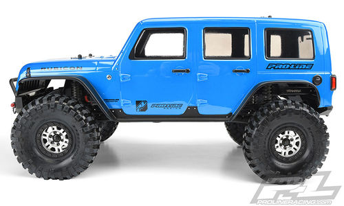 JEEP WRANGLER UNLIMITED RUBICON 1/10 CARROCERIA TRANSPARENTE CRAWLER PROLINE