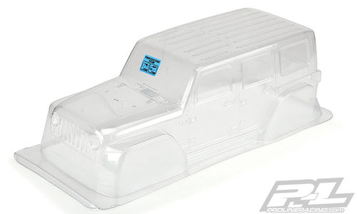 JEEP WRANGLER UNLIMITED RUBICON 1/10 CARROCERIA TRANSPARENTE CRAWLER PROLINE