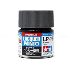 GUN METAL LP19 10ML LACQUER TAMIYA