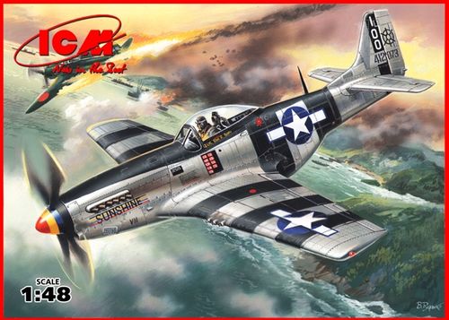 MUSTANG P-51K AMERICANO 1/48 ICM