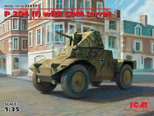 PANZERSPÄHWAGEN P204 (F) CON TORRETA CDM 1/35 ICM