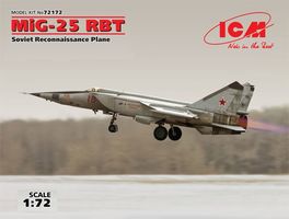 MIG-25 RBT, AVION RECONOCIMIENTO SOVIETICO 1/72 ICM