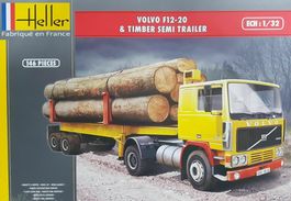 VOLVO F12-20 CON SEMITRAILER 1/32 HELLER