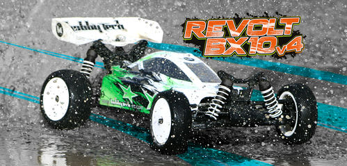 BUGGY REVOLT V4 1/10 BRUSHED RTR VERDE HOBBYTECH