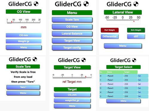 GLIDER CG SCALE