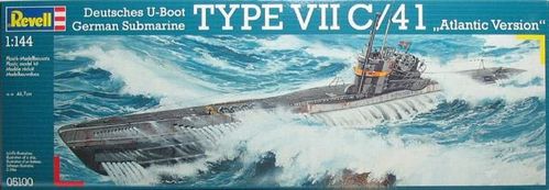 SUBMARINO TYPE VII C/41 1/144 REVELL