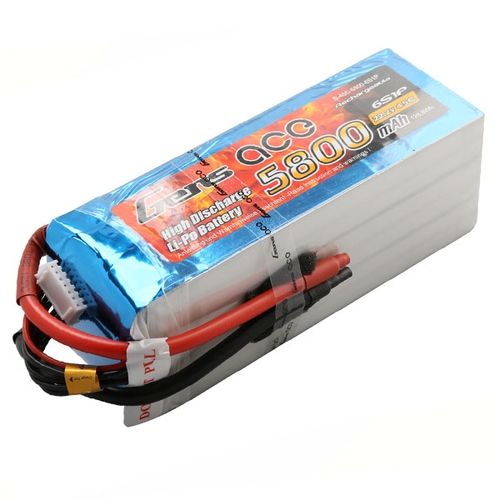 LIPO 5800MAH 6S 45C GENSACE