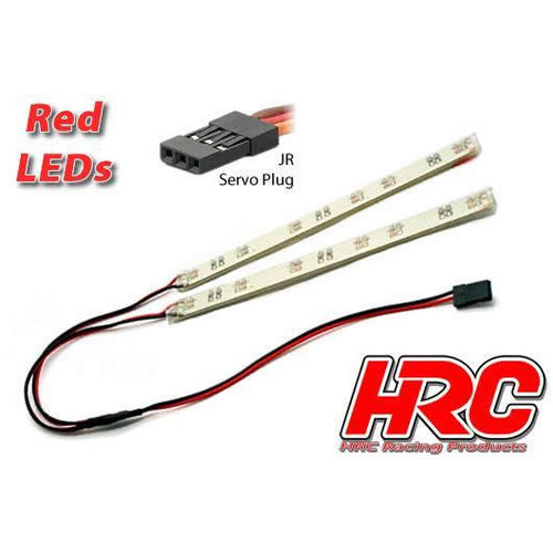 TIRA LEDS COCHE RC ROJAS HRC