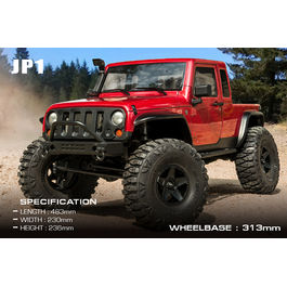 CRAWLER CFX-W JP1 1.9 ROJO RTR MST MAX SPEED