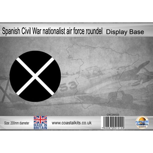 BASE CIRCULAR INSIGNIA NACIONALISTA GUERRA CIVIL 200mm COASTAL KITS