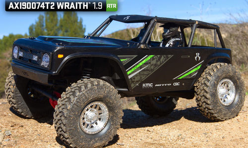 AXIAL WRAITH 1.9 NEGRO 1/10 KIT ELECTRIC 4WD ROCK RACER