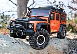 LAND ROVER DEFENDER NARANJA ADVENTURE CARROCERIA COMPLETA TRAXXAS