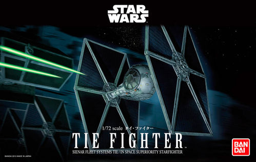 TIE FIGHTER 1/72 BANDAI STAR WARS REVELL