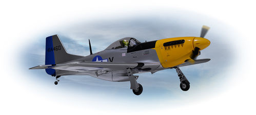 P51 MUSTANG 1410MM 46-55 GP/EP ARF PHOENIX MODELS