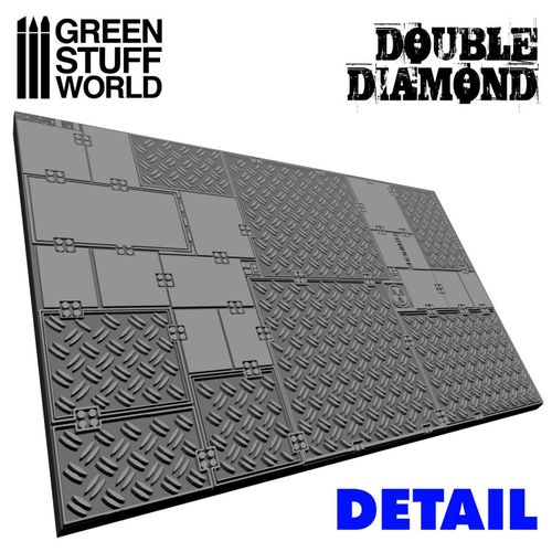 RODILLO DOBLE DIAMANTE GREEN STUFF WORLD