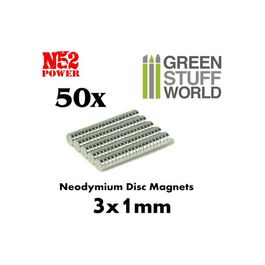 IMAN NEODIMIO 3X1MM 50UDS GREEN STUFF WORLD