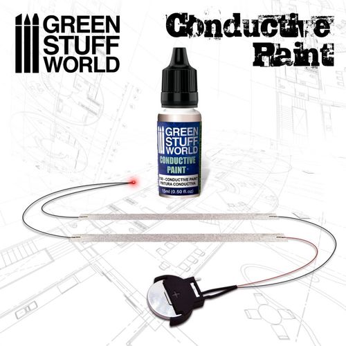 PINTURA CONDUCTIVA 15ML GREEN STUFF WORLD