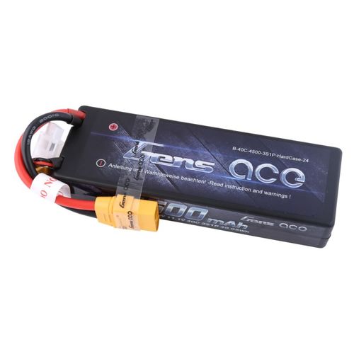 LIPO 4500MAH 3S 40C HARDCASE 11.1V GENSACE