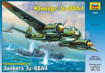 JUNKERS JU-88 A4 1/72 ZVEZDA