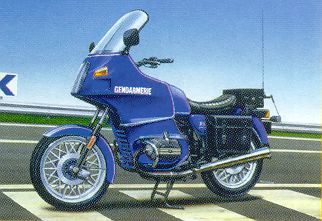 BMW 100RT GENDARMERIE 1/18 HELLER