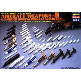 ARMAMENTO AVIONES USA SET B 1/48 HASEGAWA