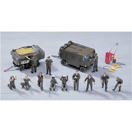 PERSONAL DE TIERRA USA  SET A 1/48 HASEGAWA