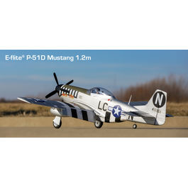 P-51D MUSTANG 1.2m BNF CON AS3X EFLITE