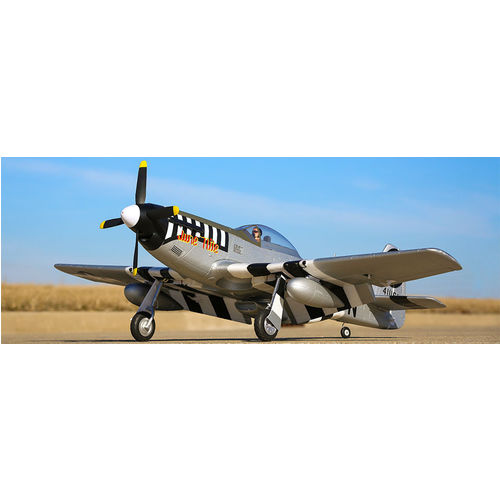 P-51D MUSTANG 1.2m BNF CON AS3X EFLITE