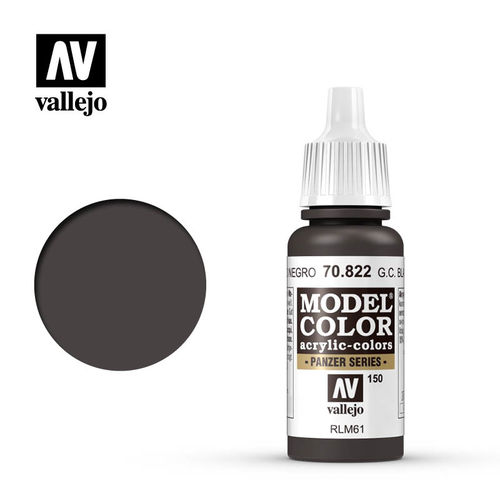 UNIFORME ALEMAN PARDO NEGRO P150 17ML MODELCOLOR VALLEJO