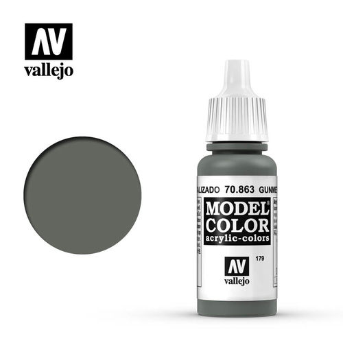 GRIS METALIZADO 17ML P179 MODELCOLOR VALLEJO