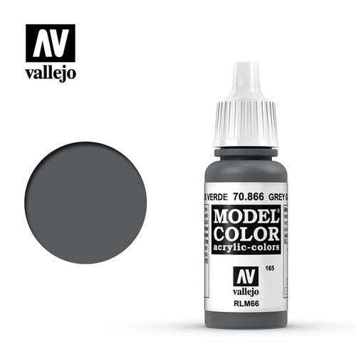 GRIS VERDE P165 17ML RLM66  MODELCOLOR VALLEJO