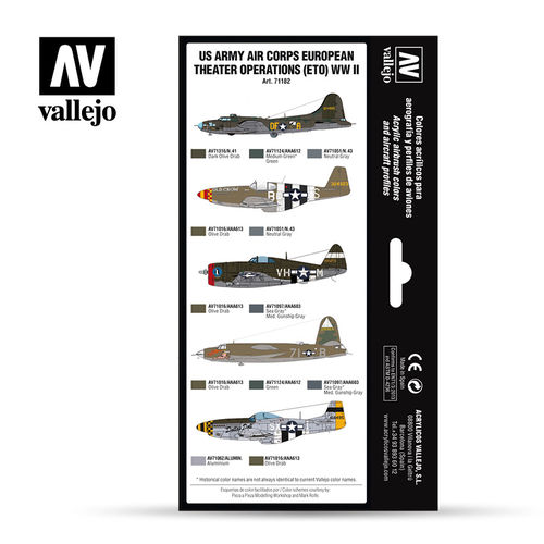 EJERCITO AMERICANO EUROPA WWII MODELAIR SET VALLEJO