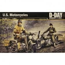 MOTOCICLETAS ESTADOS UNIDOS WWII 1/35 ITALERI