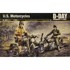 MOTOCICLETAS ESTADOS UNIDOS WWII 1/35 ITALERI