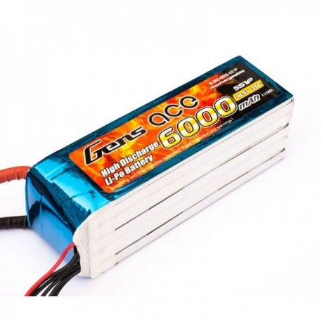 LIPO 6000MAH 5S 35C 18.5V GENSACE