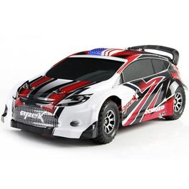 COCHE RALLY 1/18 RTR ROJO 4X4 WLTOYS