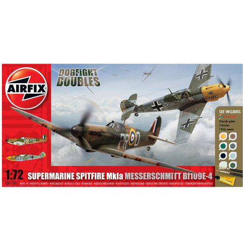 SPITFIRE 1A - MESSERSCHMIDT BF109E 1/72 AIRFIX 