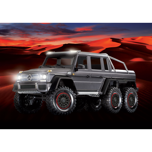 TRX-6 MERCEDES G63 AMG6X6 PLATA TRAXXAS