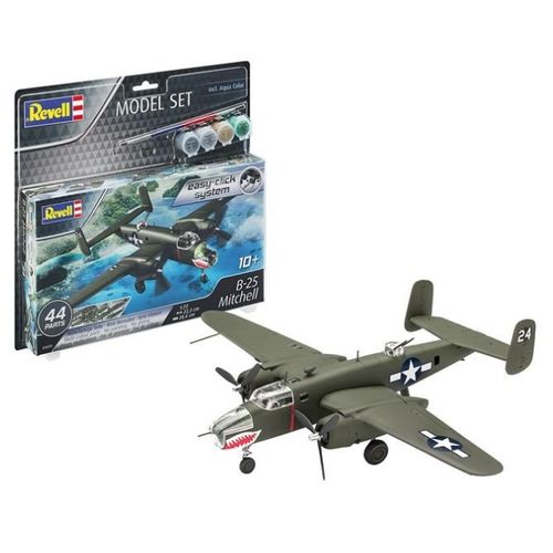 B-25 MITCHELL 1/72 MODEL SET EASY-CLICK REVELL