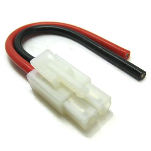 CONECTOR TAMIYA MACHO CON CABLE ETRONIX