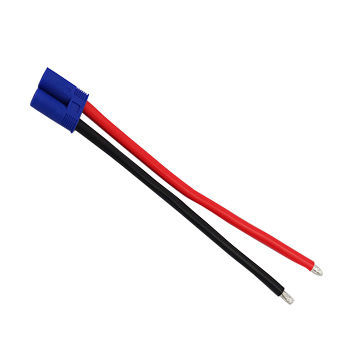 CONECTOR EC5 HEMBRA CON CABLE 12AWG