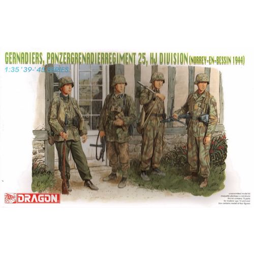 GRANADEROS REG. 25 DIV. HJ NORREY-EN-BESSIN 1944 1/35 DRAGON