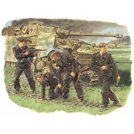 SUPERVIVIENTES TRIPULACION TANQUE KURSK 1943 1/35 DRAGON