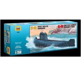 SUBMARINO NUCLEAR K-19 SOVIETICO HOTEL CLASS 1/350 ZVEZDA