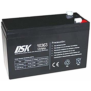 BATERIA PLOMO 12V 9AH ALTA DESCARGA DSK